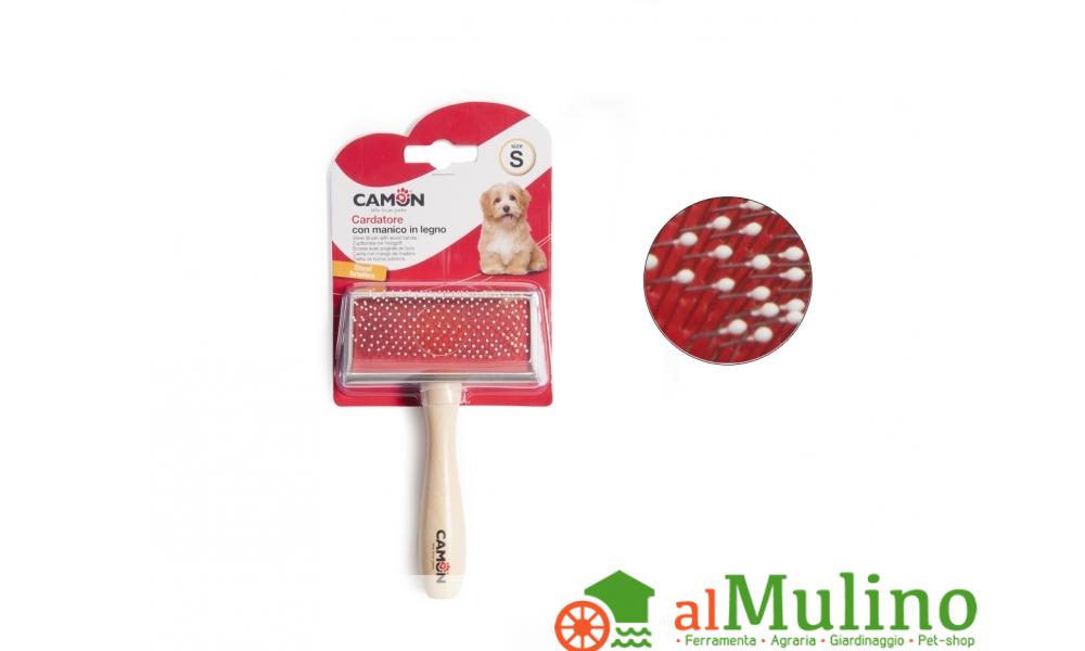 Camon Cardatore con denti in acciaio e punte arrotondate Small